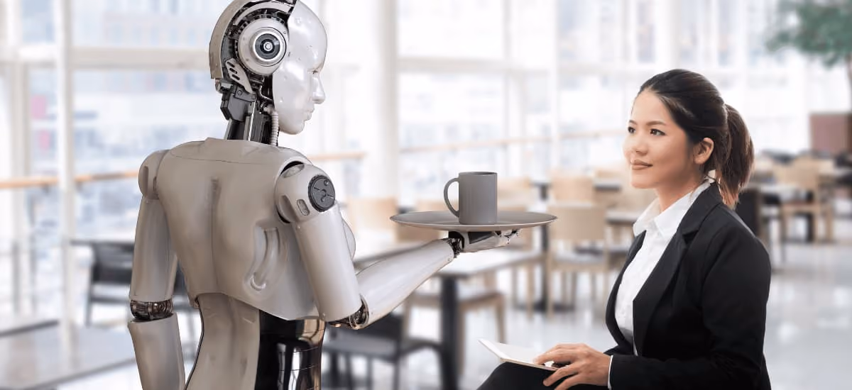 robot serve food