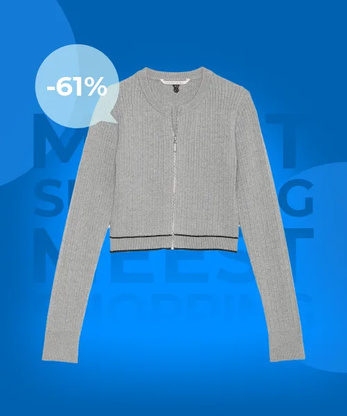 Luxe Cable-Knit Cardigan -61%