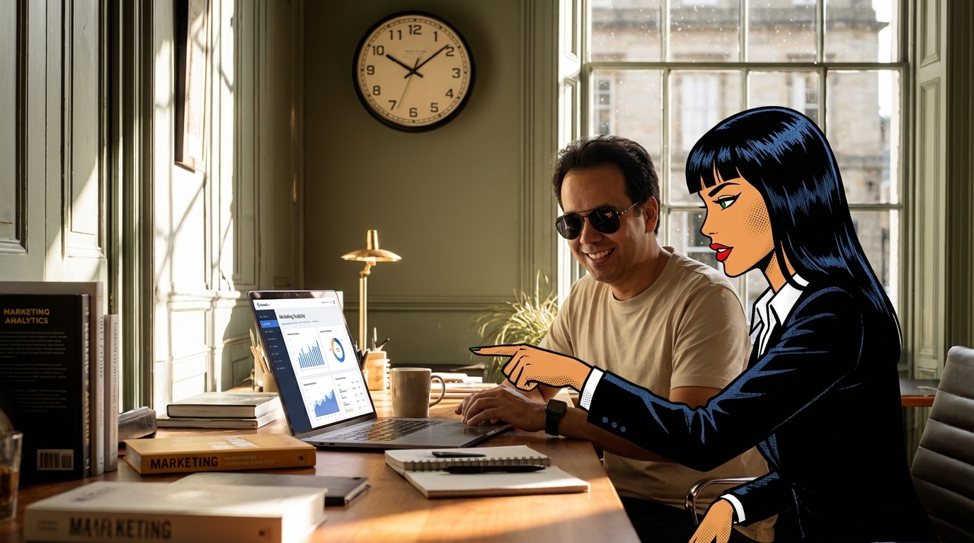 Richard with AI team