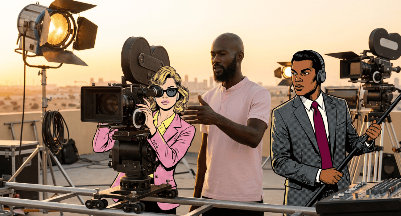 Kobina de Graft-Johnson with AI team