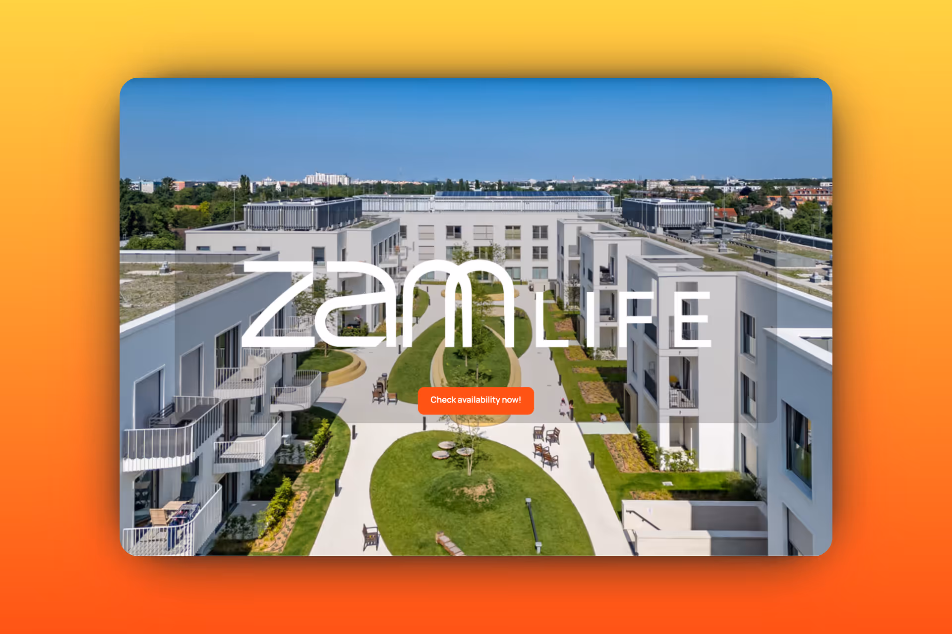 ZAM Life – Website Screenshot