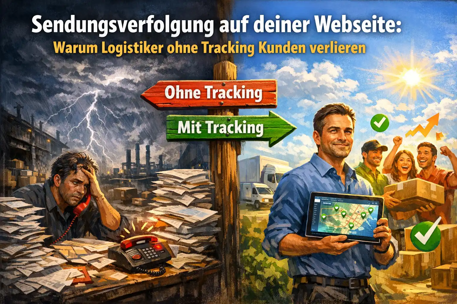Sendungsverfolgung auf deiner Webseite: Warum Logistiker ohne Tracking Kunden verlieren