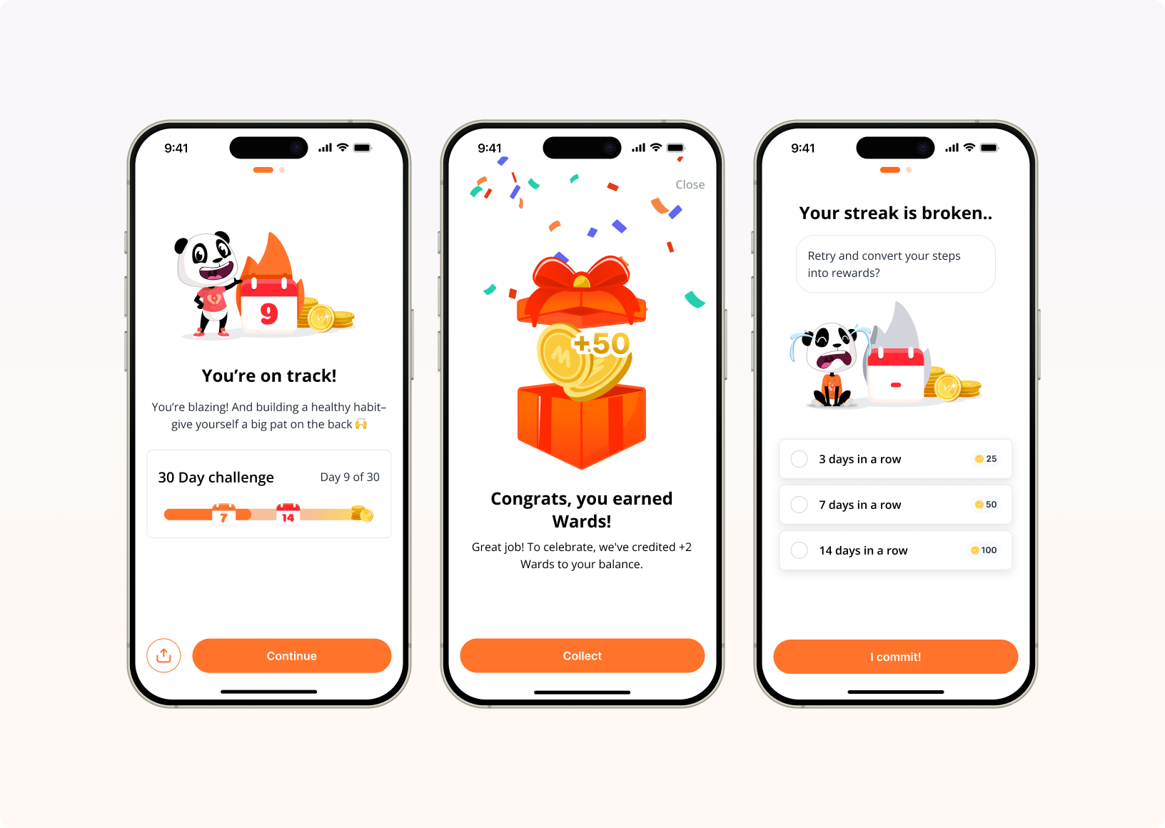 Mobile design Weward