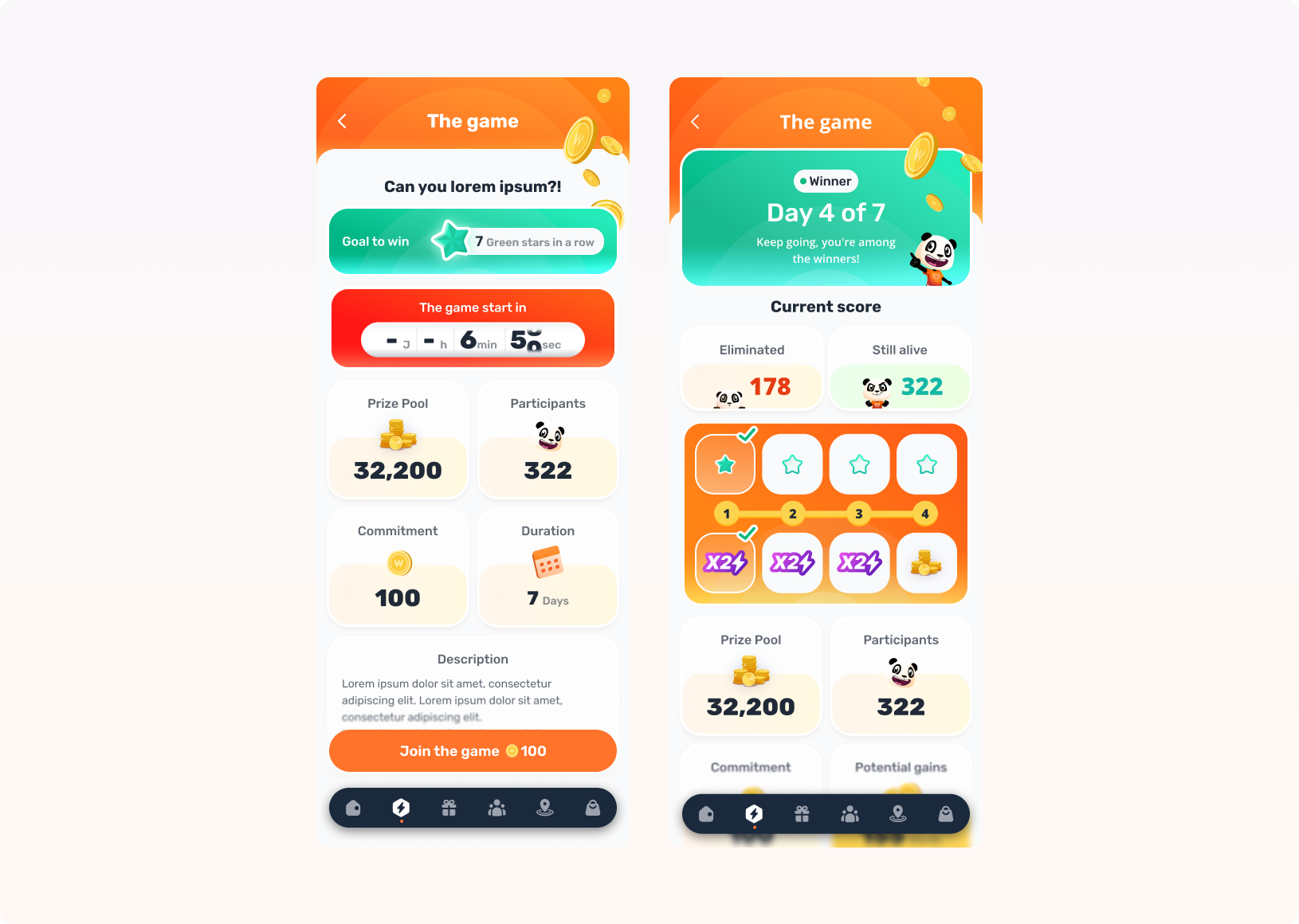 Mobile design Weward