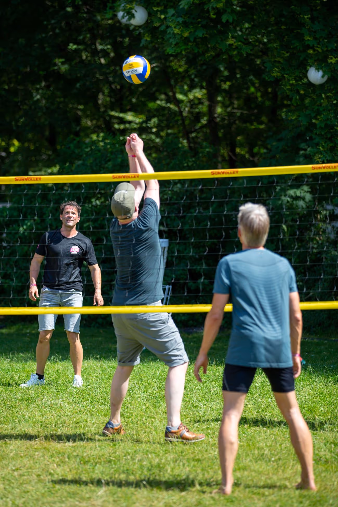Volleyback beim Firmenfestival AWAK3 der Telekom
