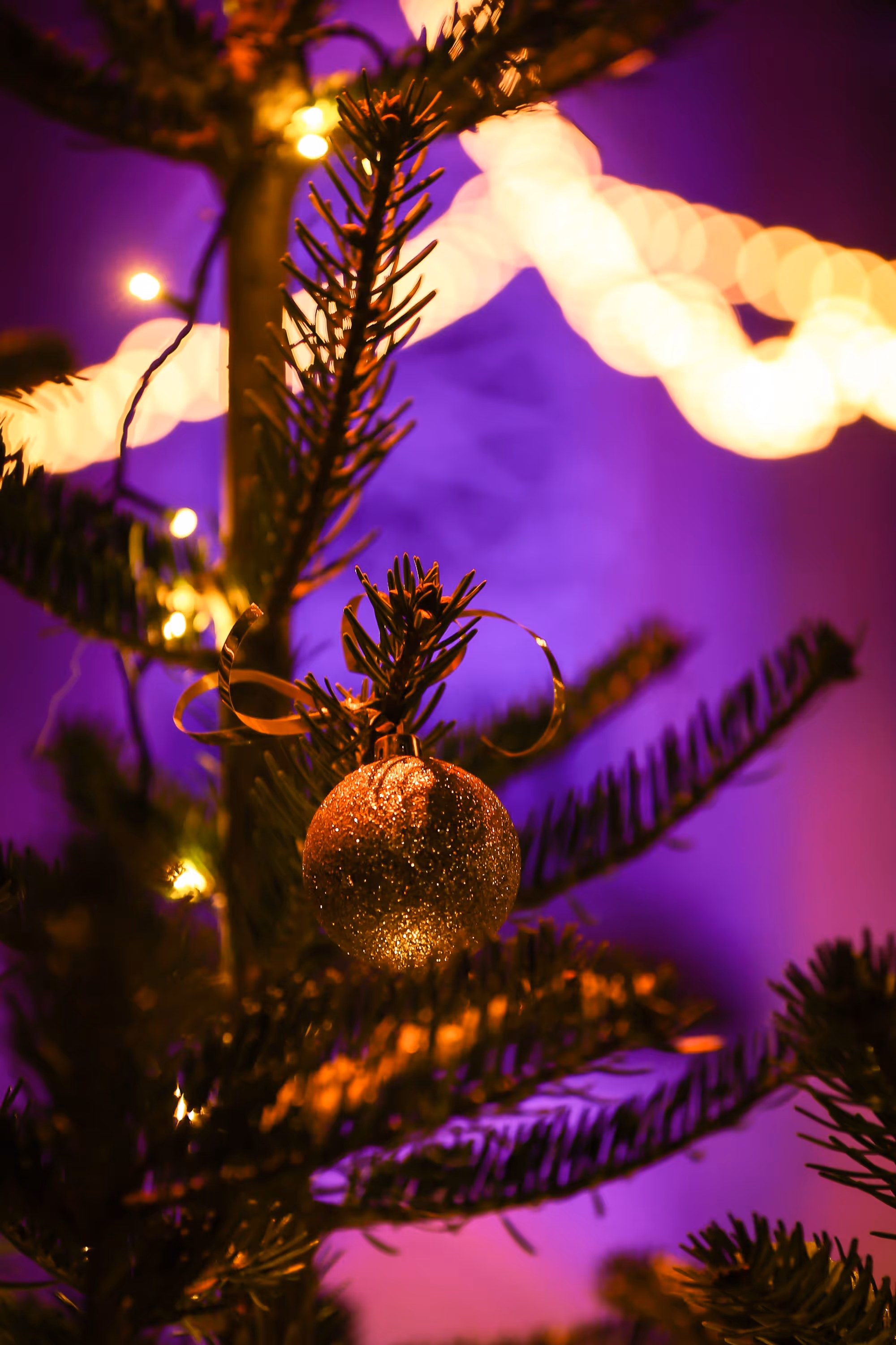 Weihnachtsbaum bei einem Firmenevent