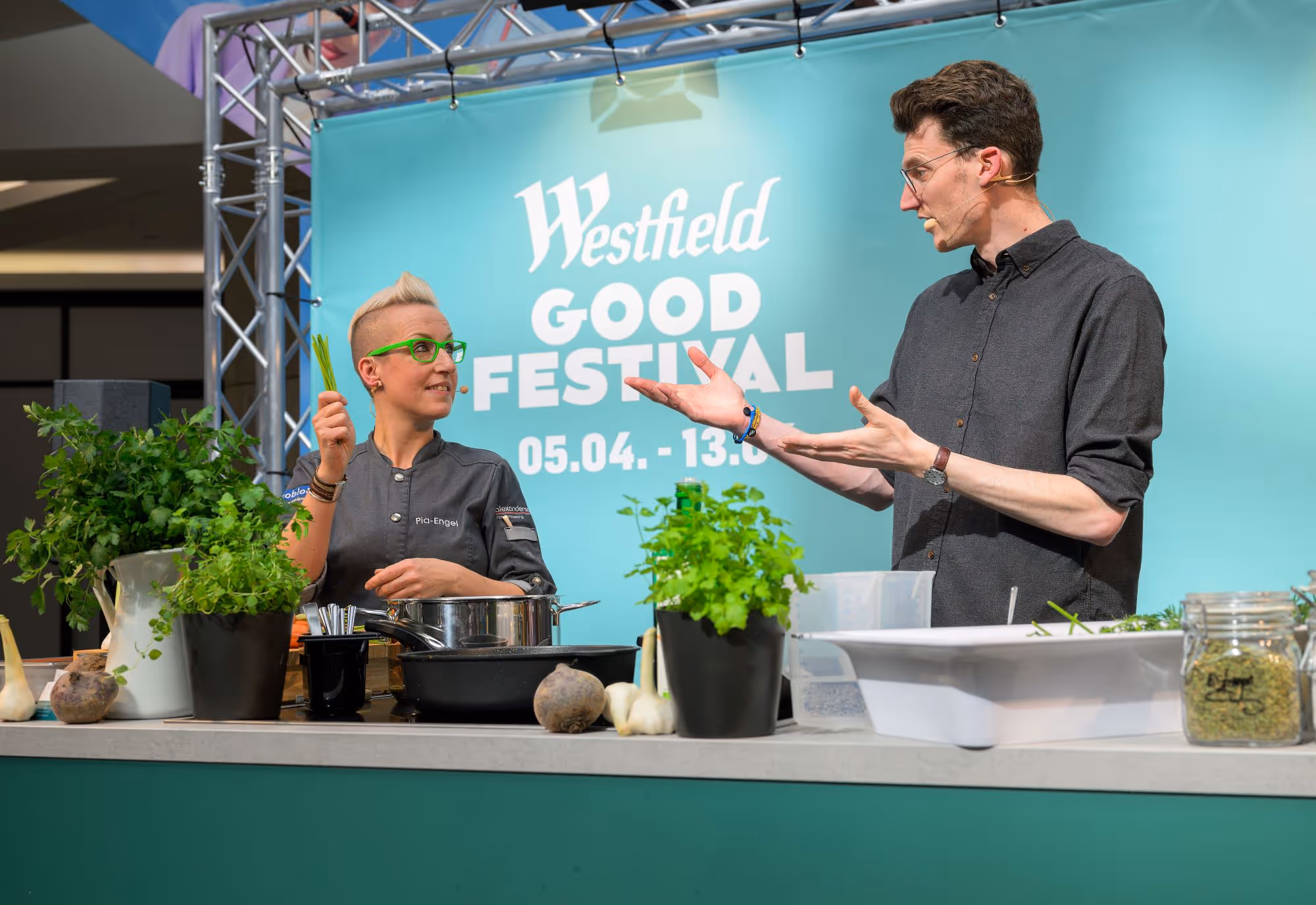 Gemeinsames Kochen beim Westfield Good Festival