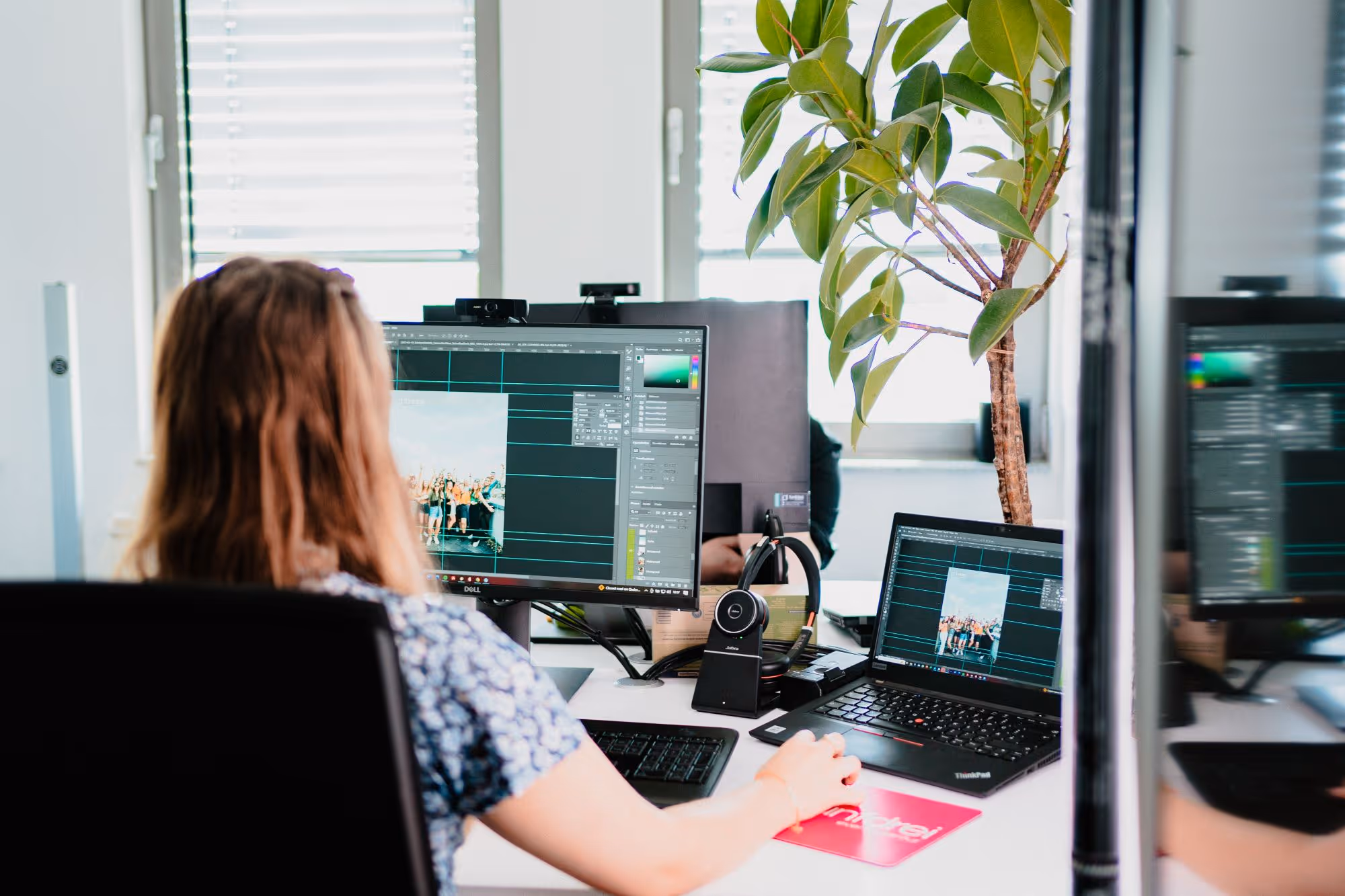 Arbeitsplatz bei der fünfdrei eventagentur