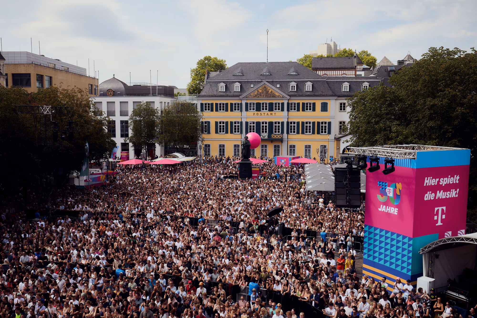 Telekom Stadtfest Firmenjubiläum Bonn