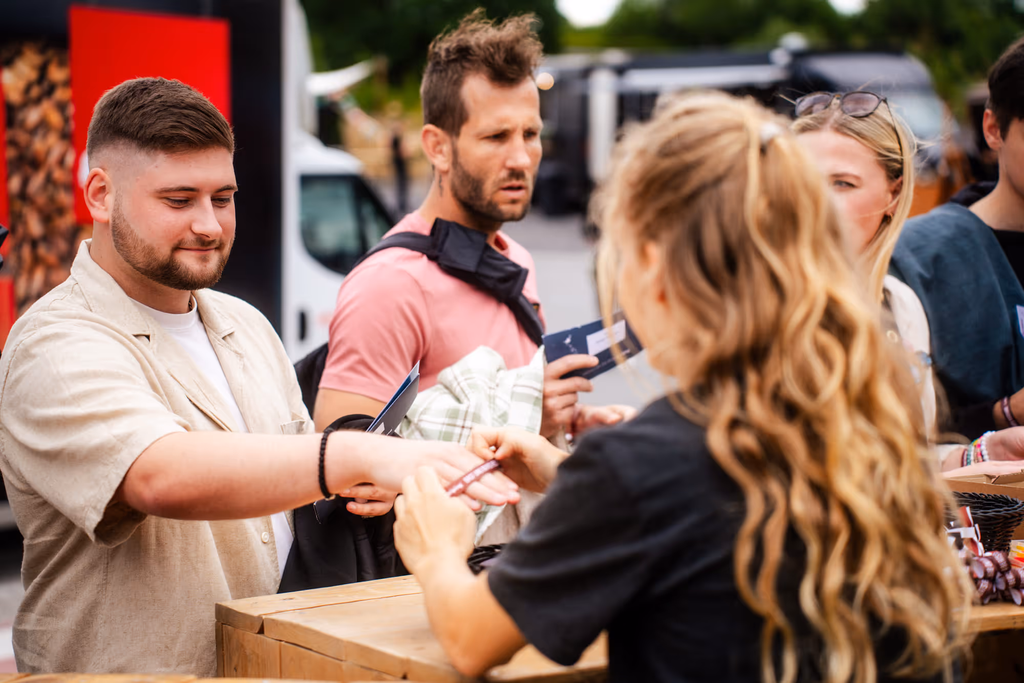 100 Jahre Geiping Firmenjubiläum Einlass