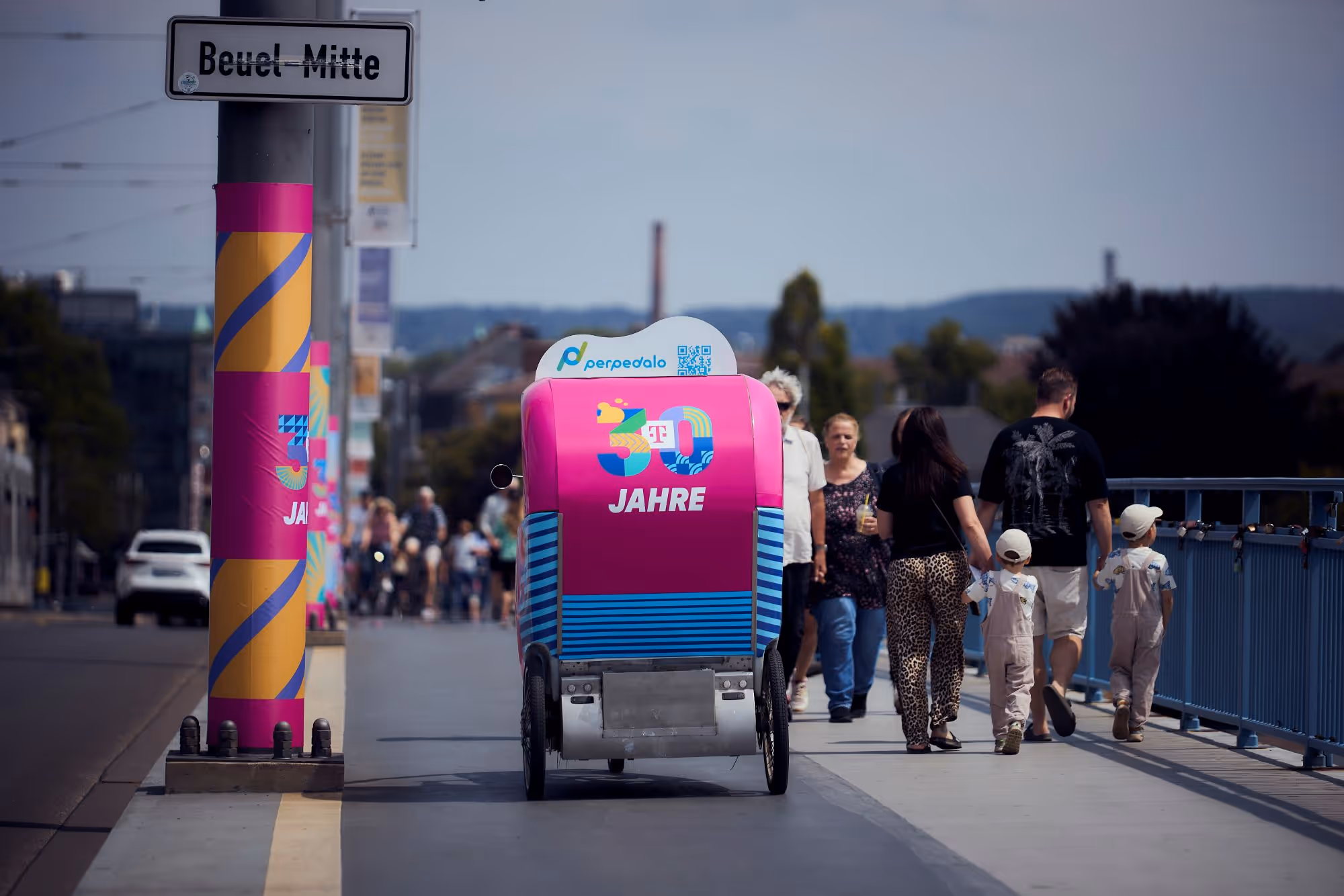 30 Jahre Telekom in Bonn - Brücke