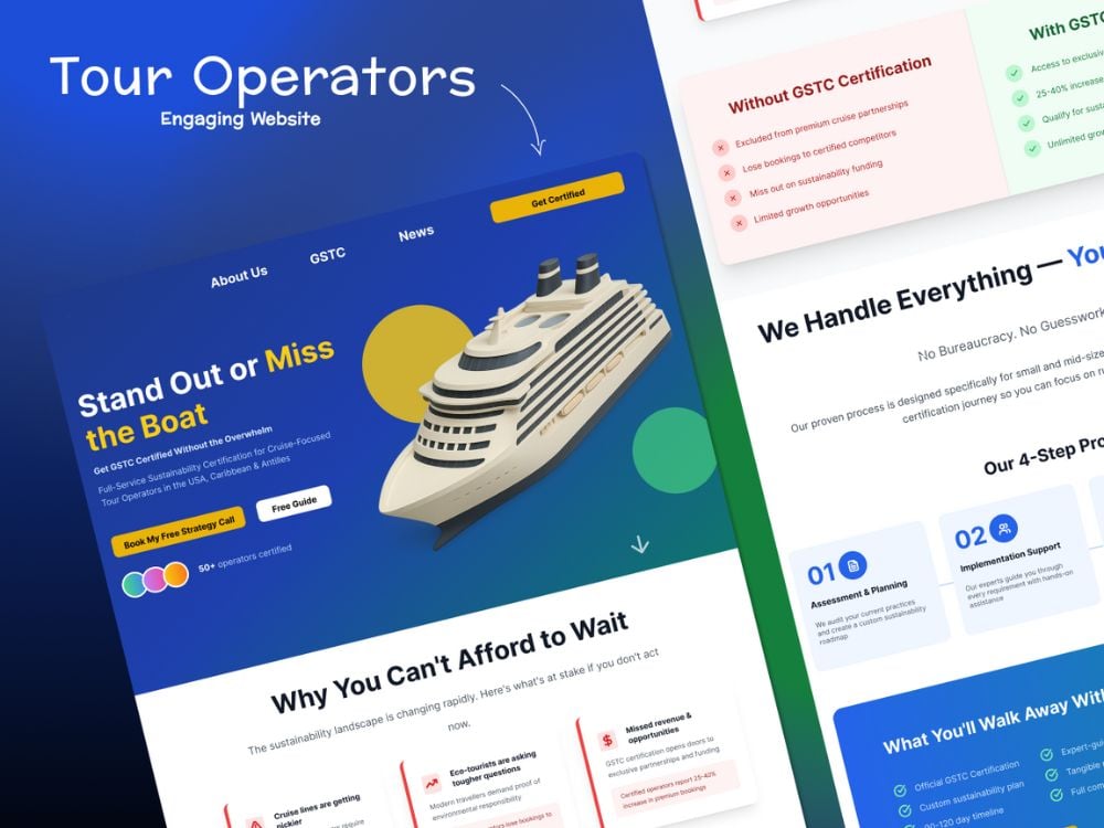 website for the tour operator certification body