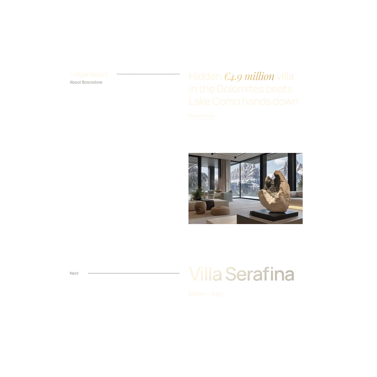 D73 project page design details