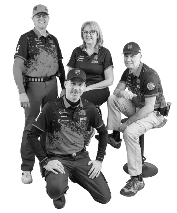 Les tireurs sportifs de l'association des Sangliers AudacieuX