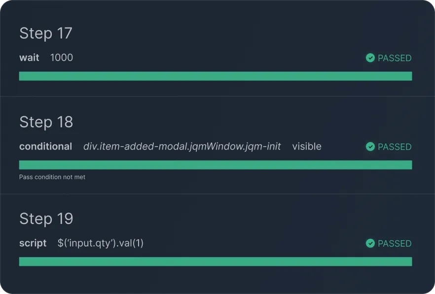 User journey analysis view