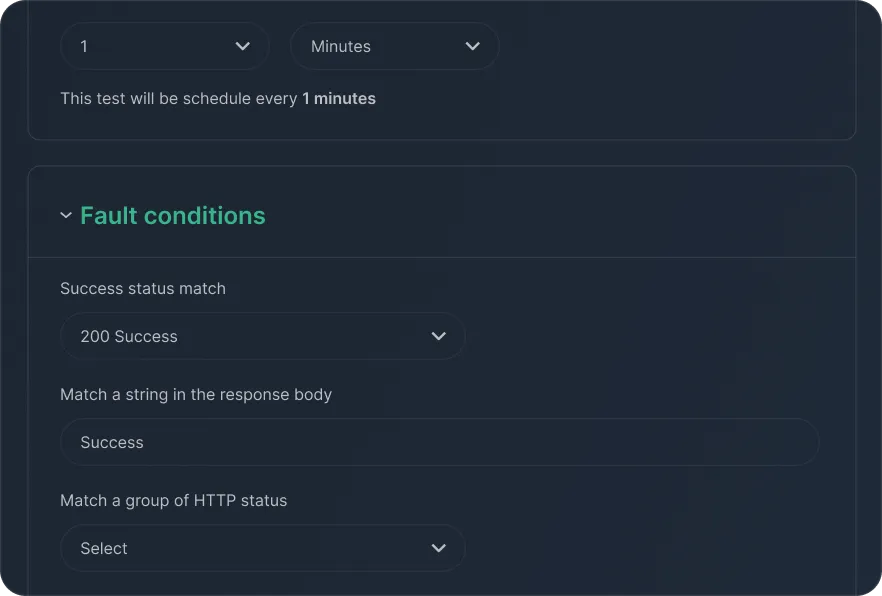 Conditional alert configuration