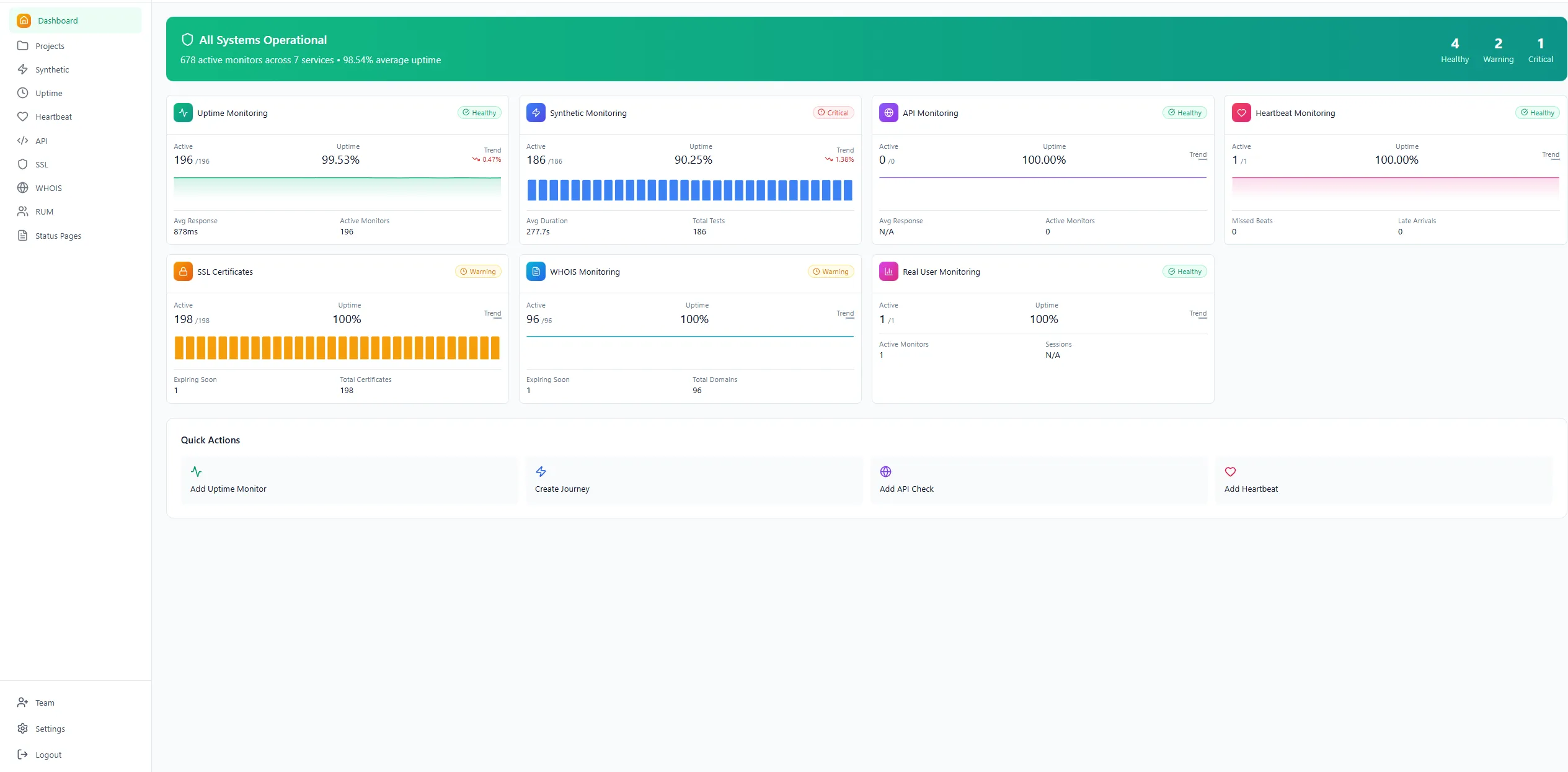 Acumen Logs feature screenshot
