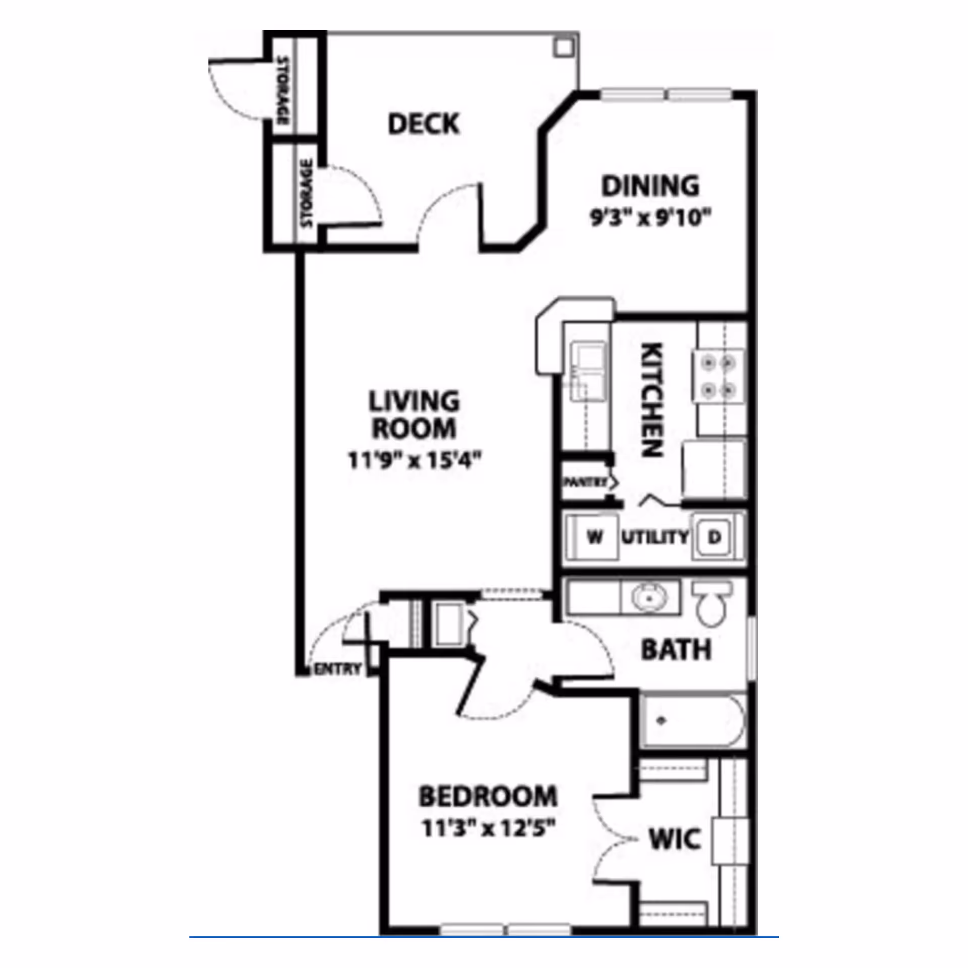 1 Bedroom Apartment