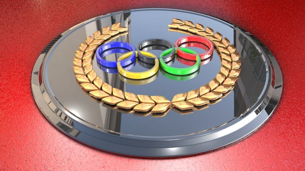 Olympic rings for gymnastics 
