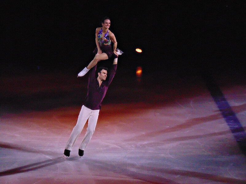 Figure skaters Meagan Duhamel and Eric Radford