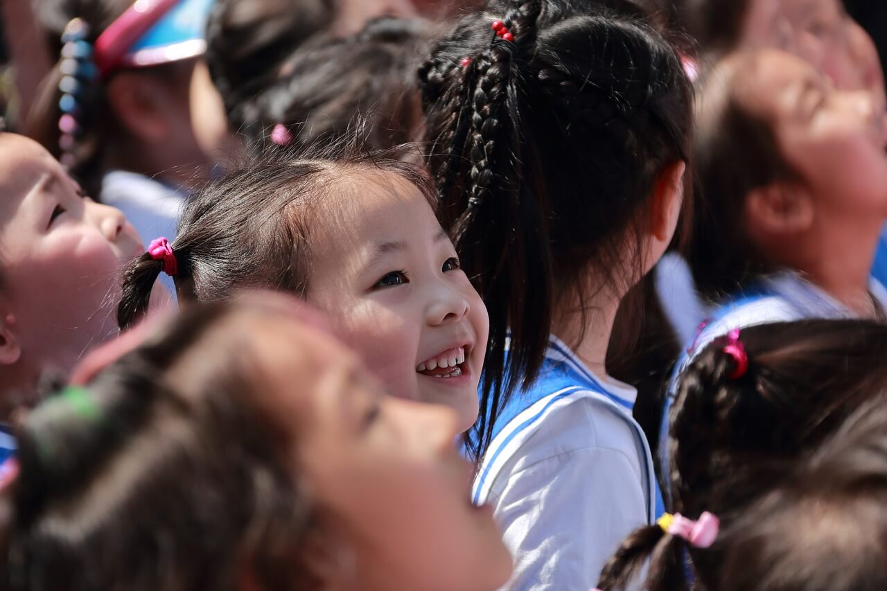 Happy kids at a sports club