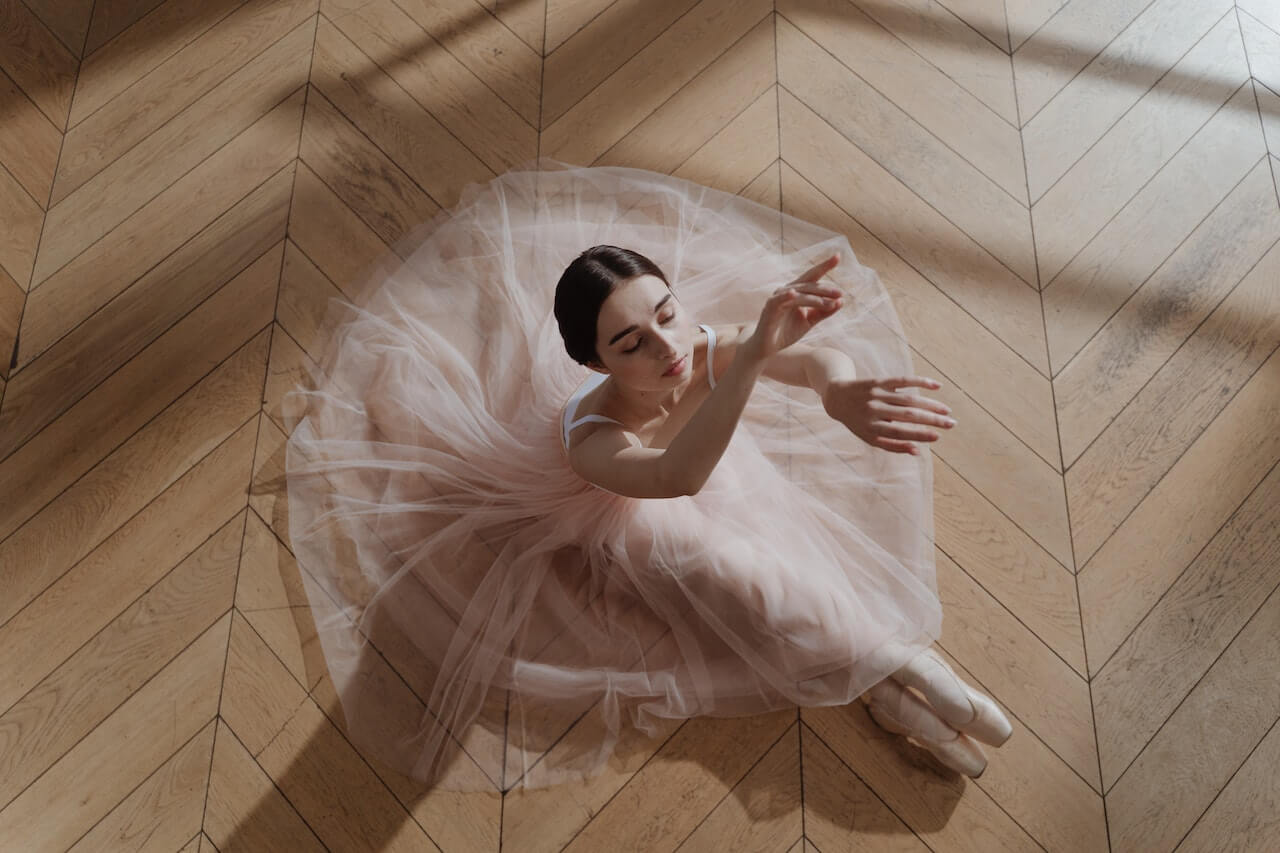 Dancer on the dance floor.