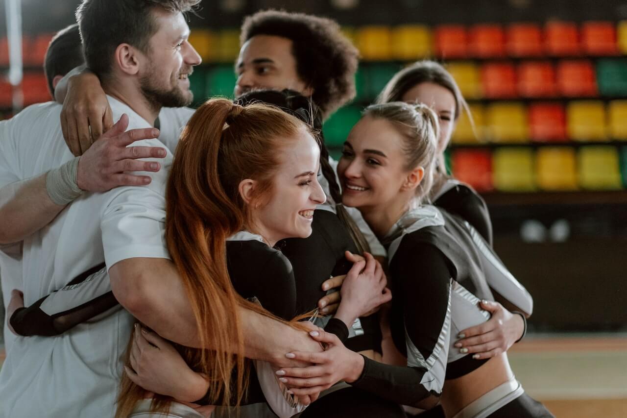 A squad inspired by cheerleading quotes.