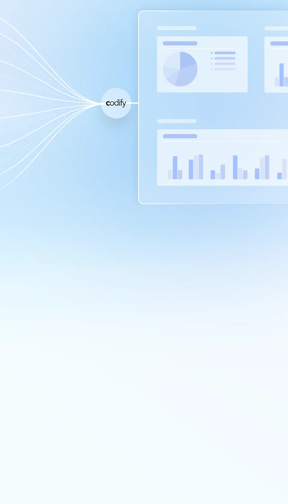 AI & Data Management Mobile Illustration
