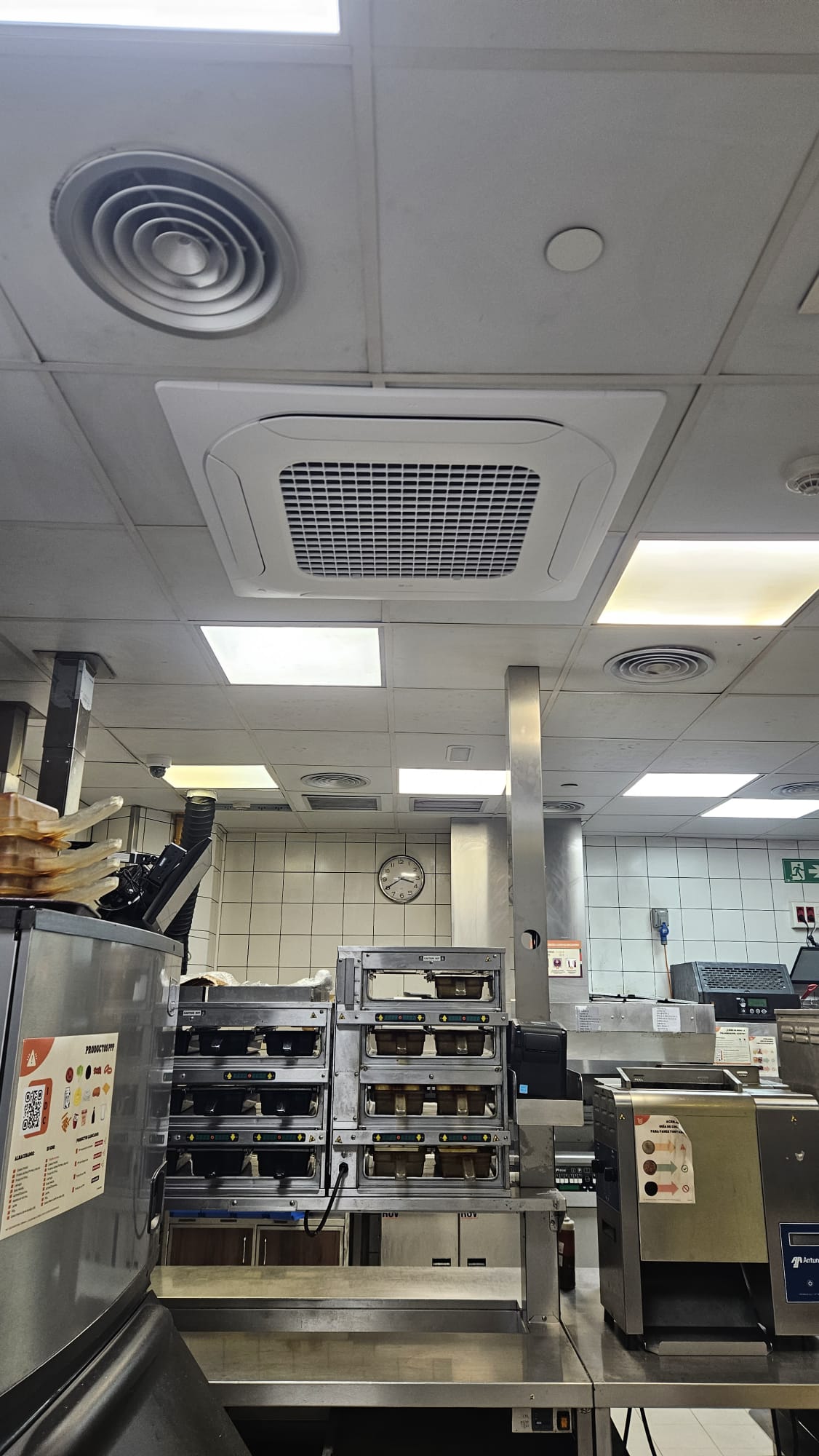 instalacion AC restaurante