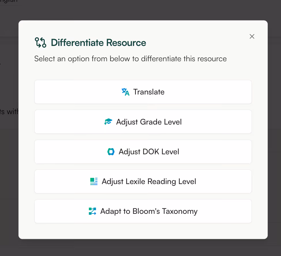 Differentiate for every readiness level in your classroom