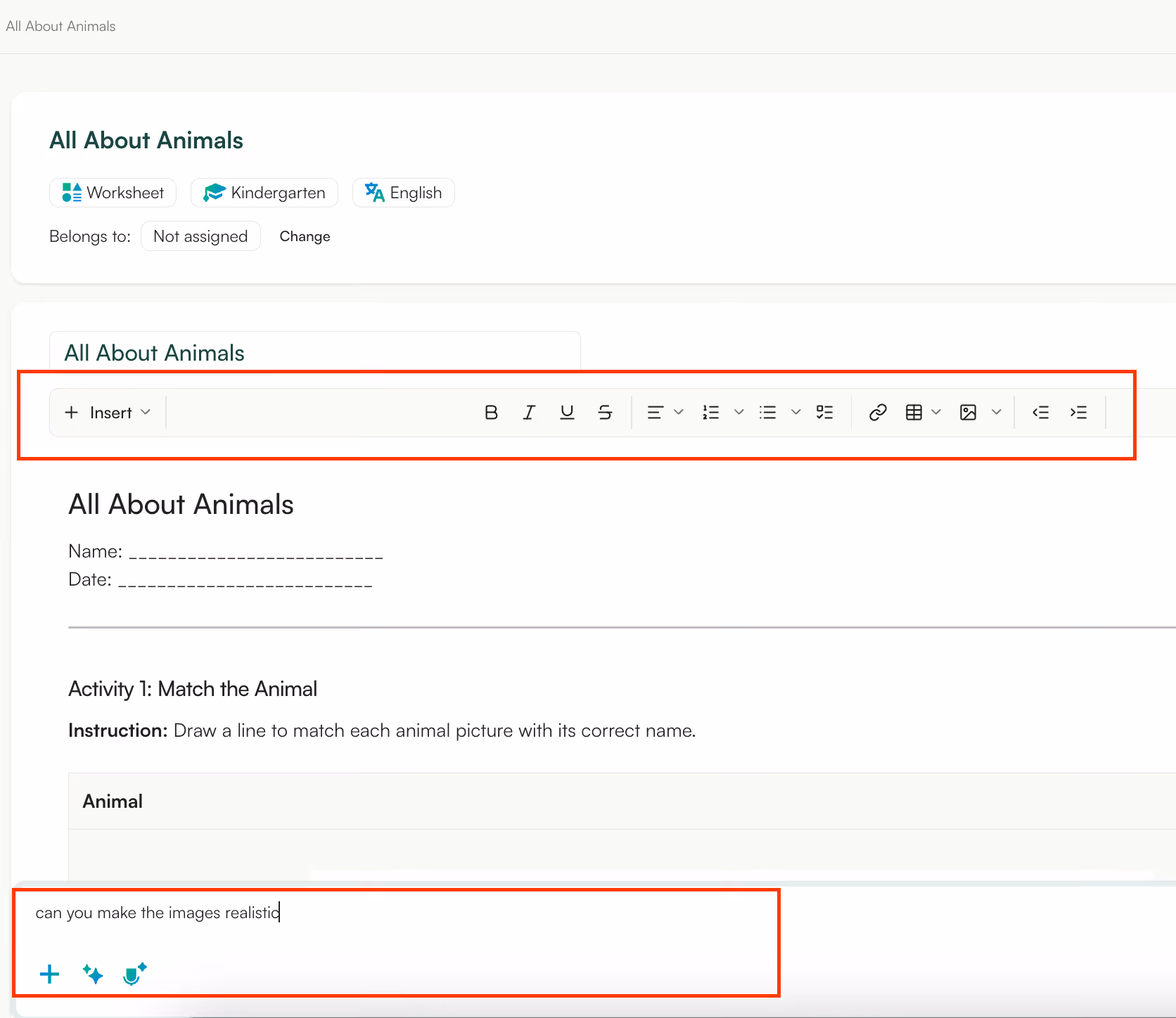 Edit your worksheet your way