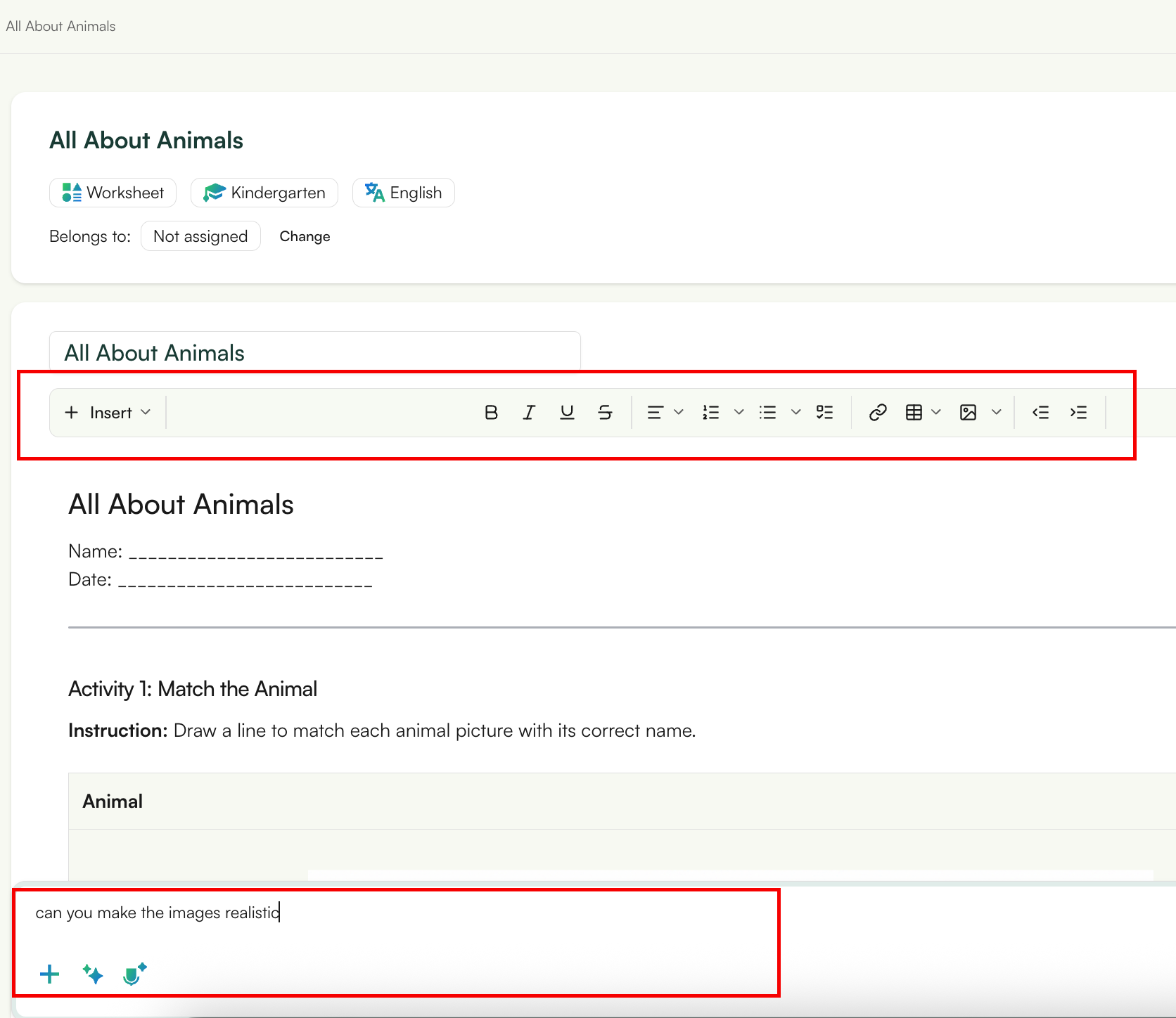 Edit your worksheet your way