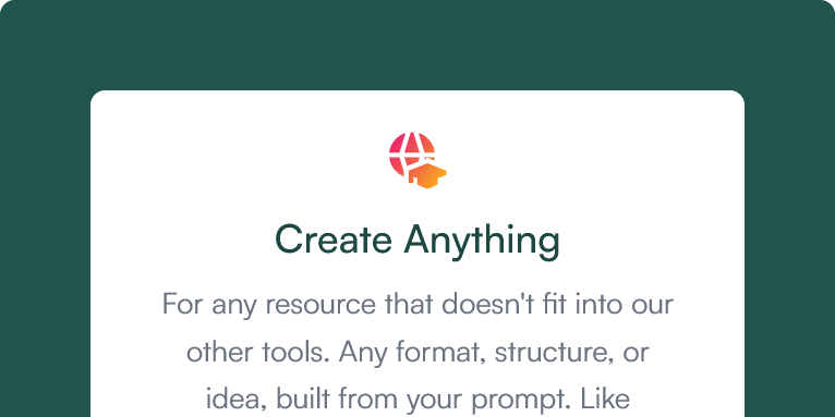 Feature 3: Monsha for Lesson Planning