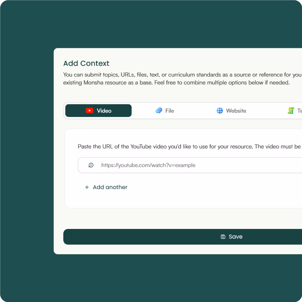 Value 2: Monsha for Differentiated Instruction