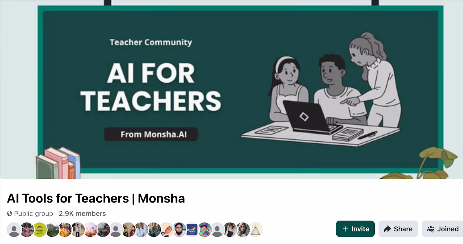 30. Learn, share and grow with Monsha’s Facebook community
