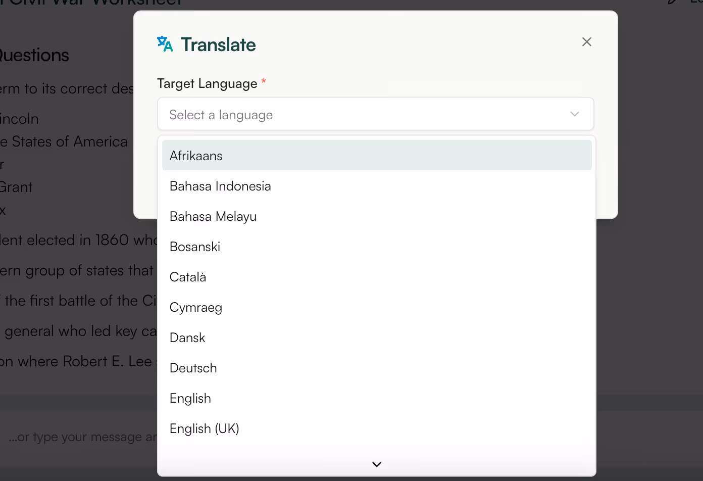 create differentiated worksheets