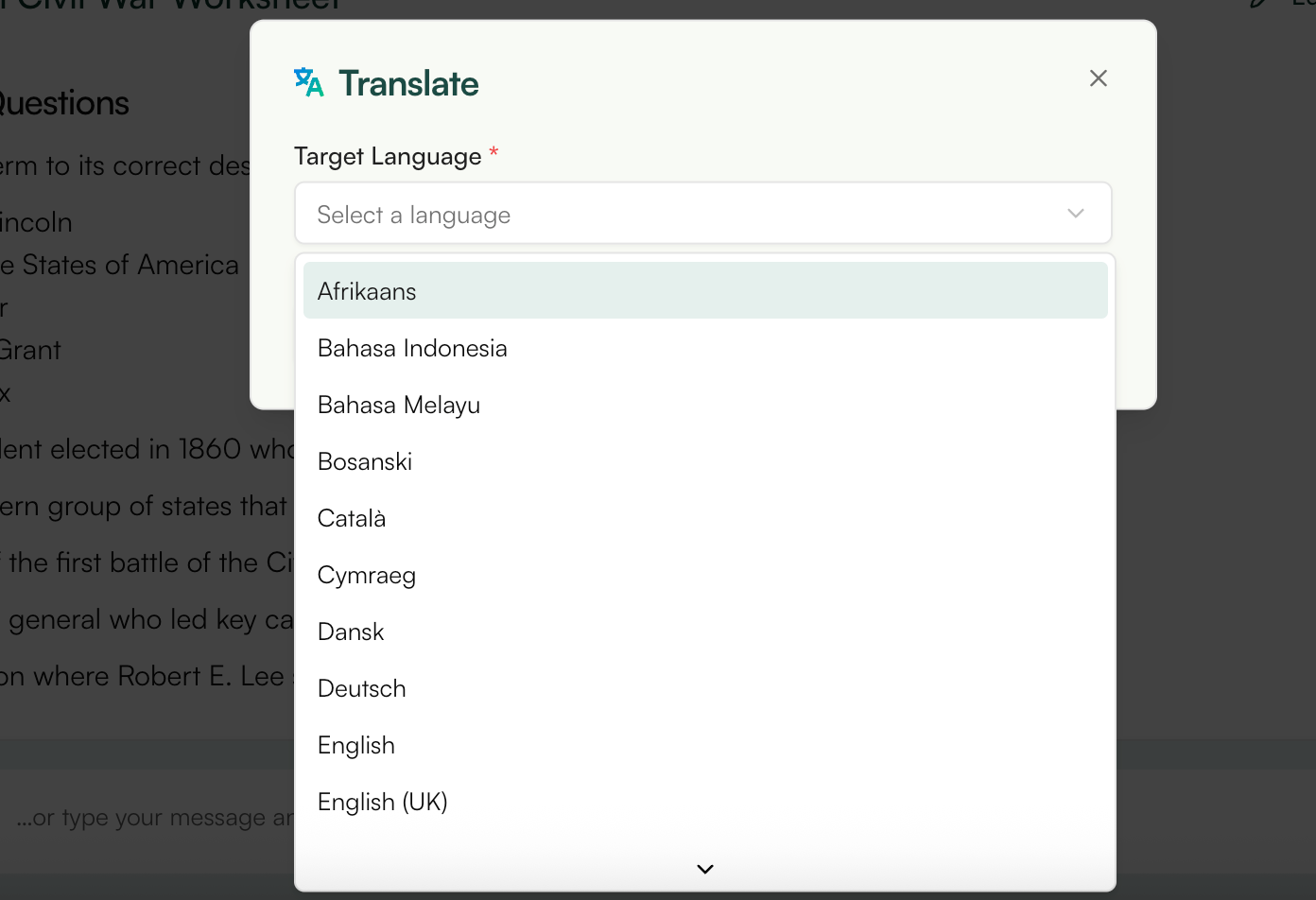 create differentiated worksheets