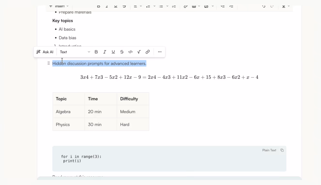 28. Edit and format content instead of regenerating it