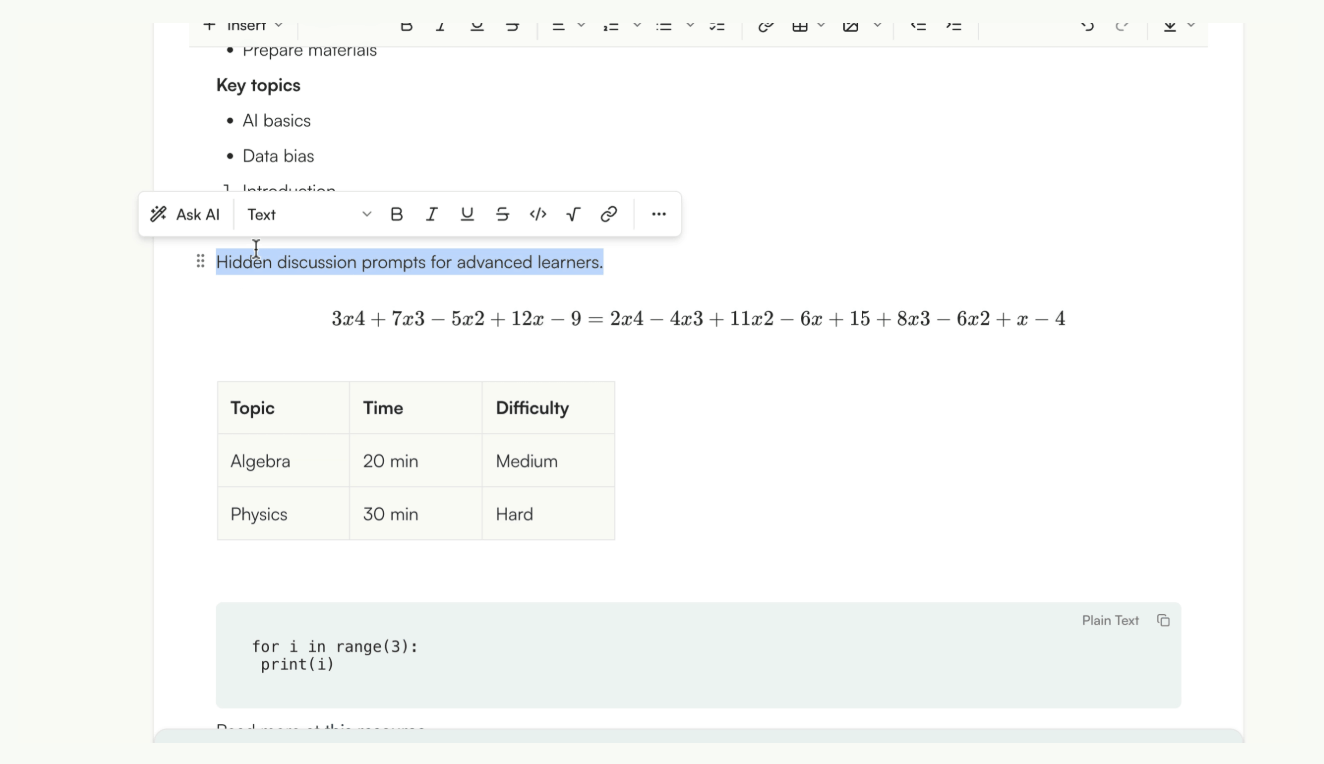 28. Edit and format content instead of regenerating it
