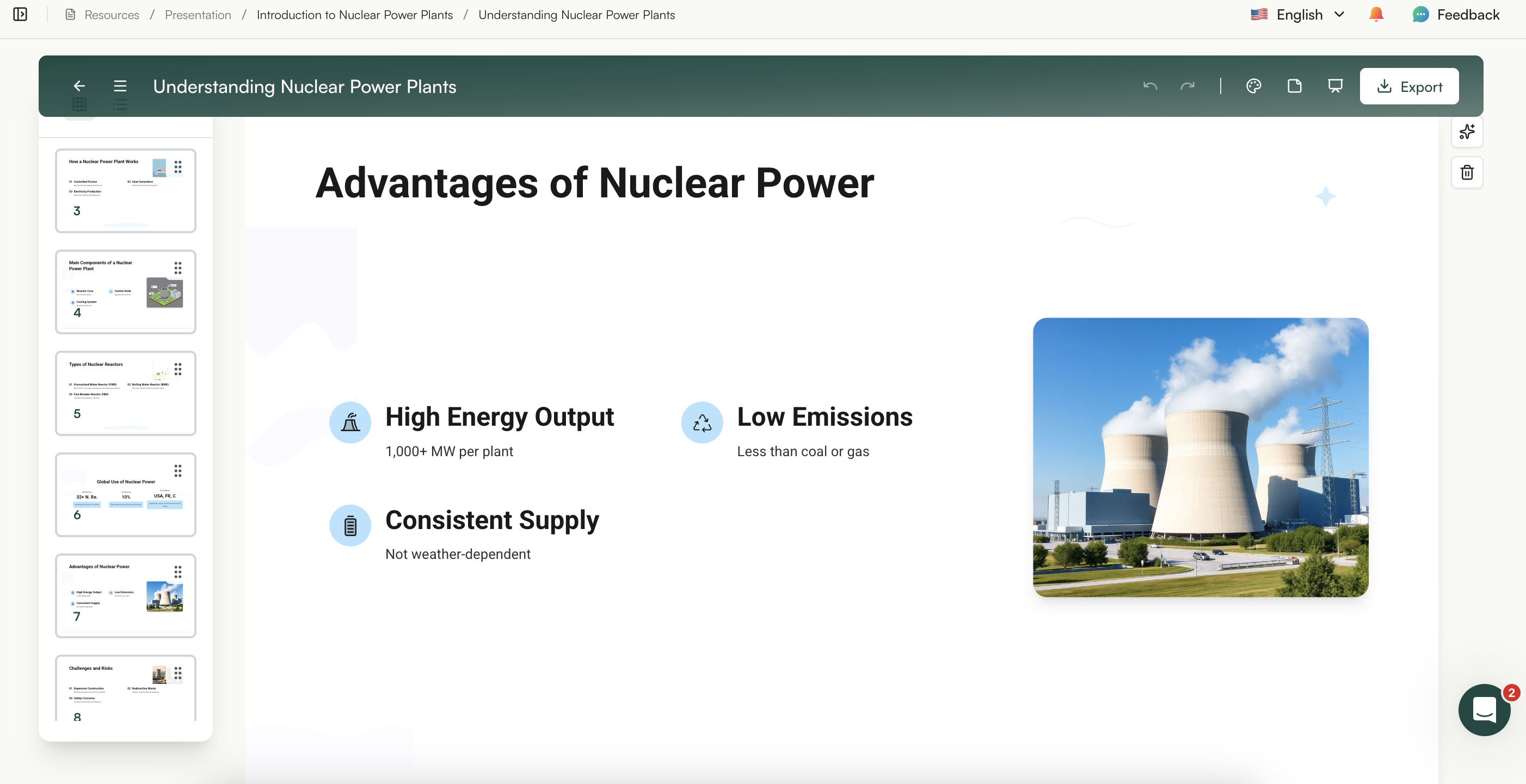 11. Create classroom presentations directly from a topic