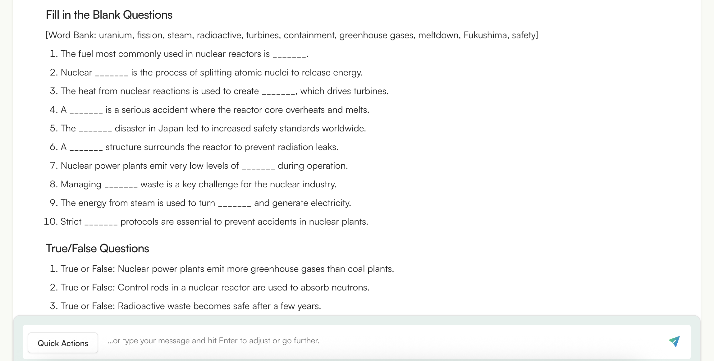 7. Build formative assessments for quick understanding checks