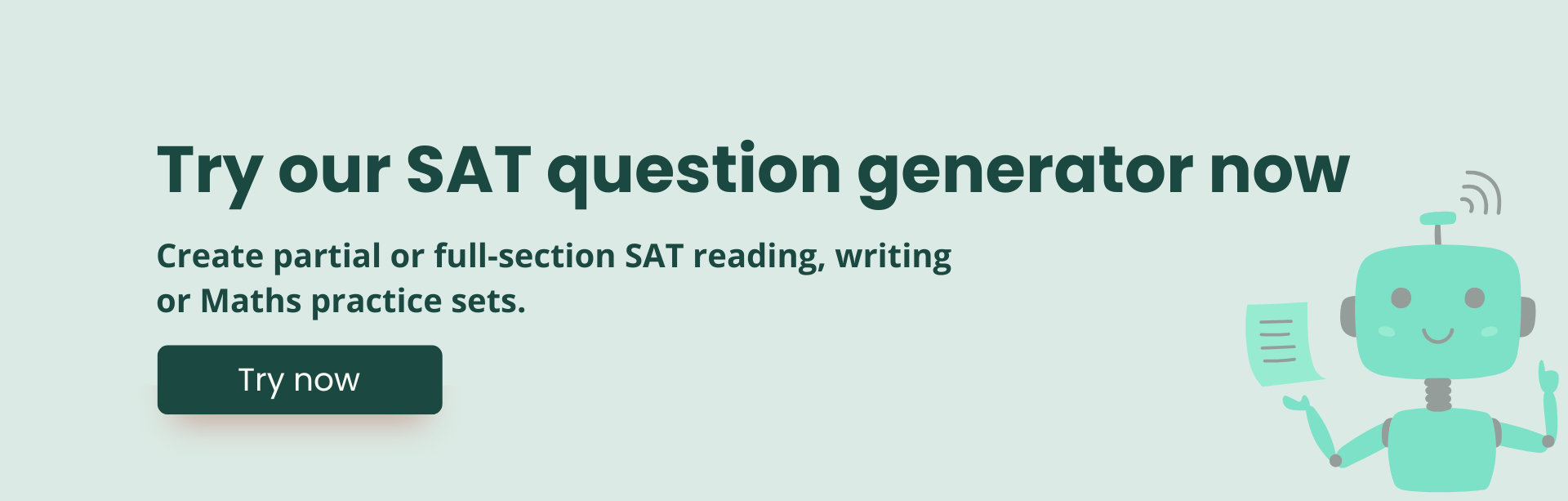 Try SAT question generator by Monsha