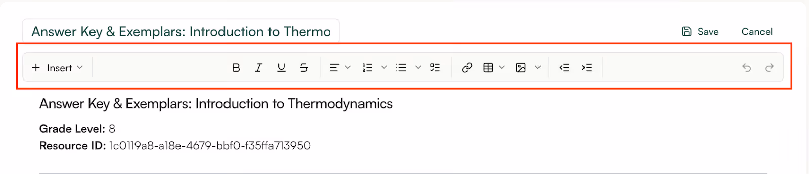Create Exemplar and Answer Key Using AI