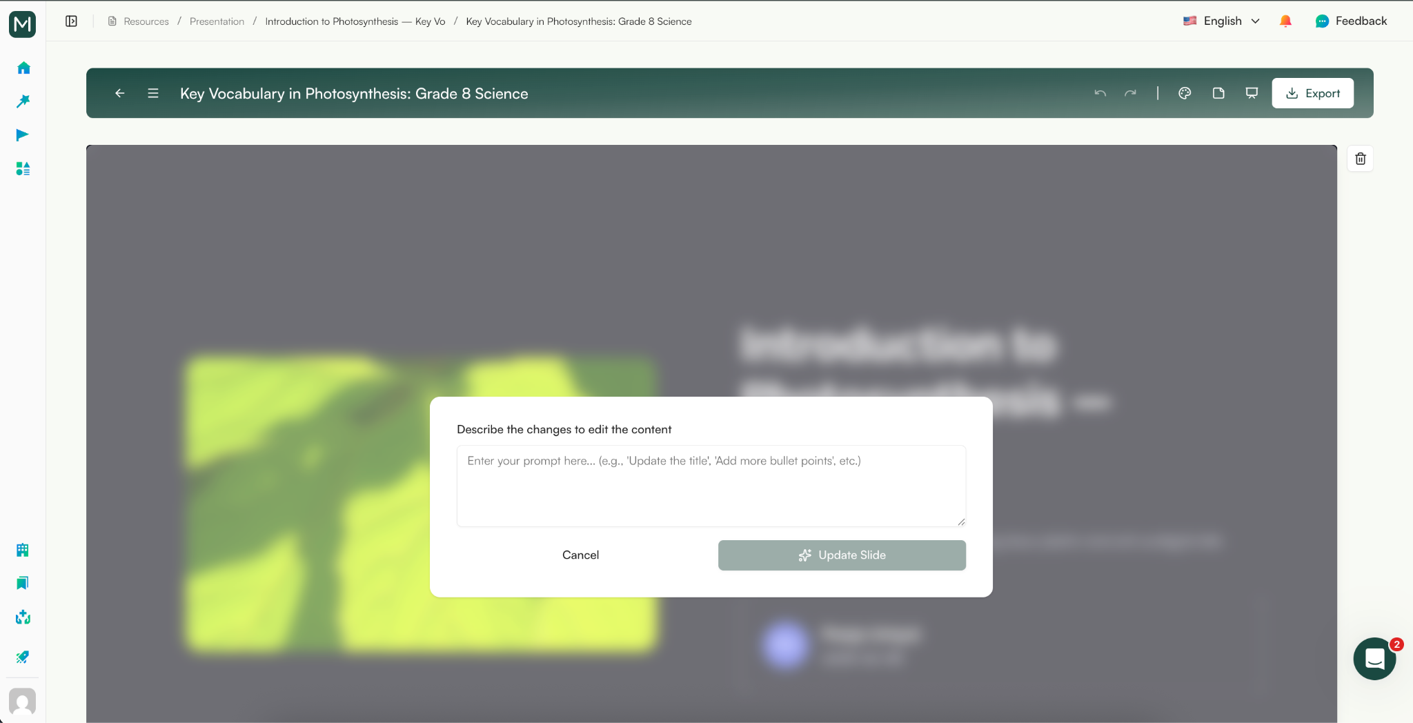 convert vocab lists into ppt slides with monsha