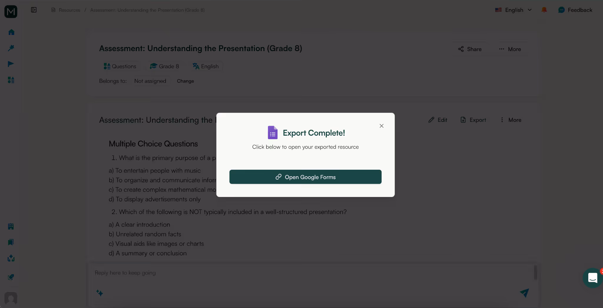 convert ppt slides to google form quiz