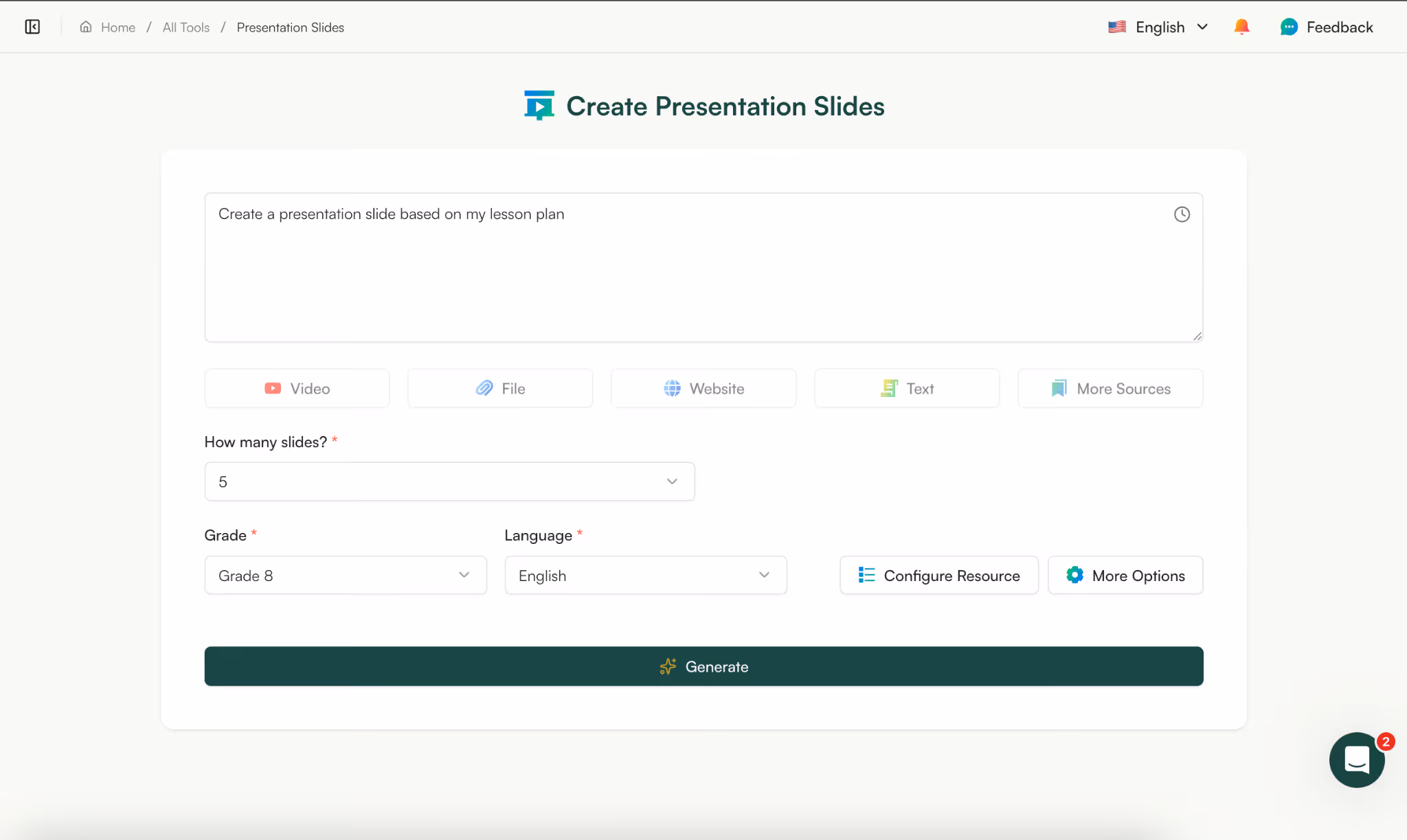Turning Lesson Plans into Presentations with Monsha