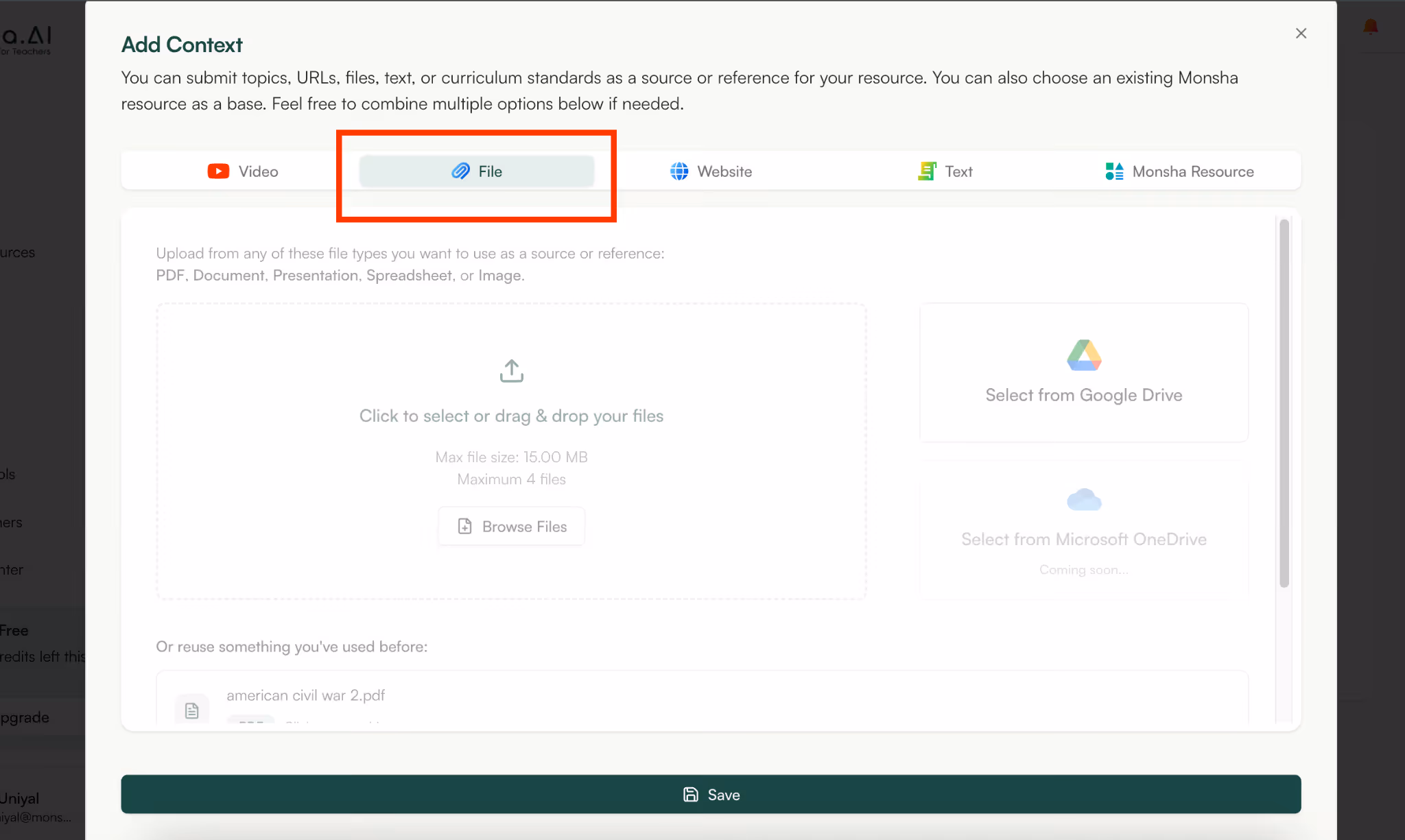 Turning Lesson Plans into Presentations with Monsha