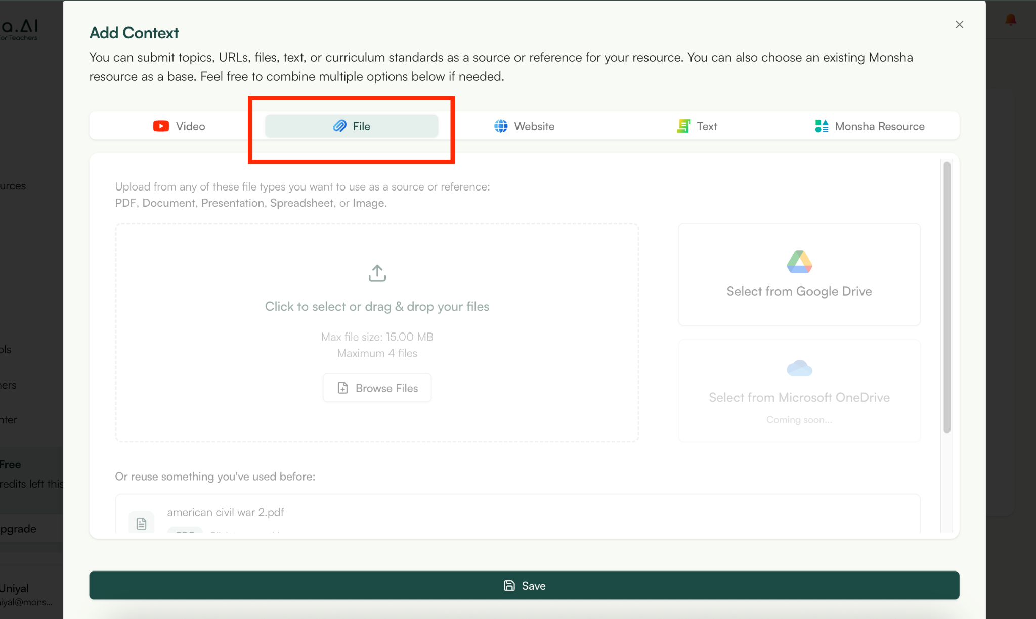 Turning Lesson Plans into Presentations with Monsha