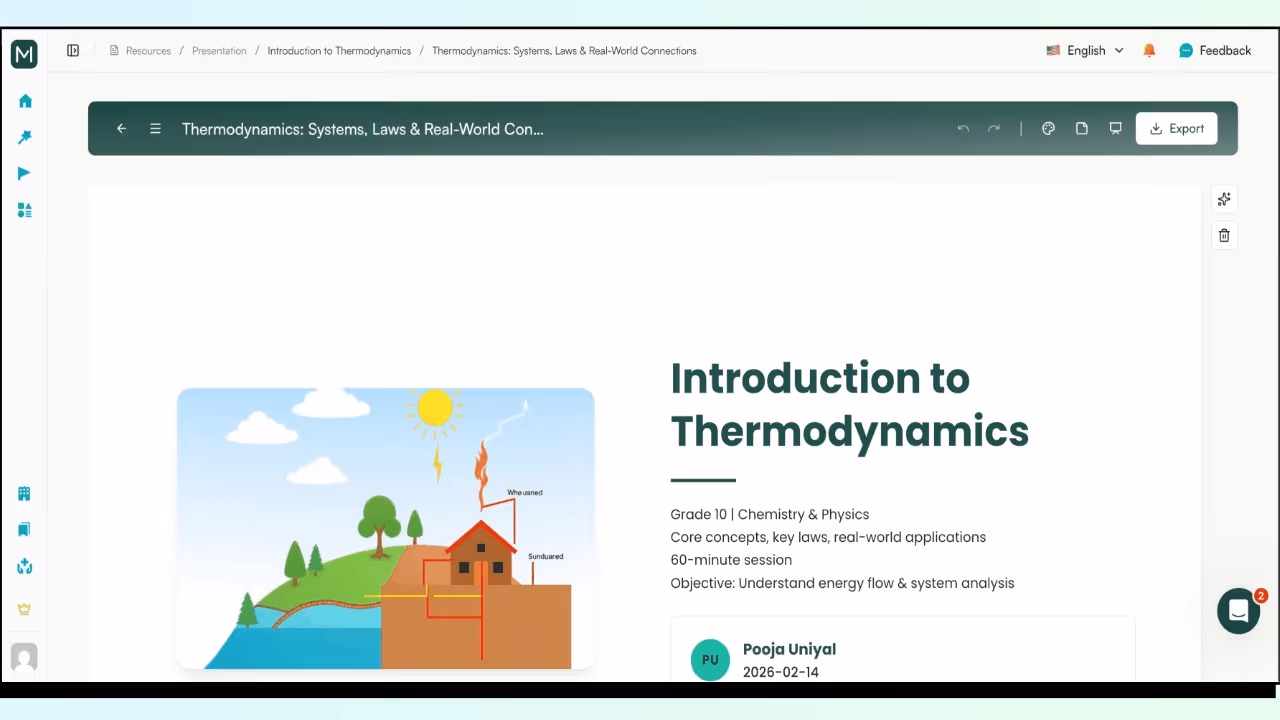 Turning Lesson Plans into Presentations with Monsha