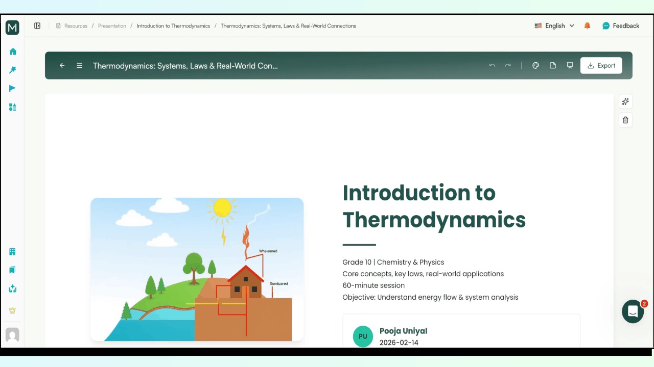 Turning Lesson Plans into Presentations with Monsha